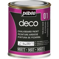 P.BO Déco Chalkboard paint 250 ml - 01 Blackboard