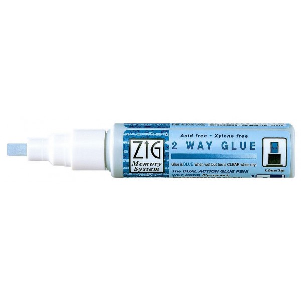 Zig 2 Way Glue Pen Chisel Tip